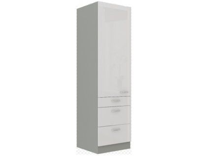 Kuchyňská skříňka Bianca - 60 DKS-210 3S 1F potravinová se šuplíky PREMIUM BOX
