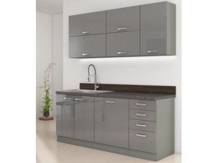 Kuchyňská linka Grey - Sestava 4