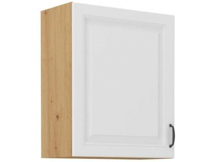 Kuchyňská skříňka Stilo WHAR - horní 60 G-72 1F, bílá + Artisan