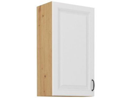 Kuchyňská skříňka Stilo WHAR - horní 45 G-90 1F, bílá + Artisan