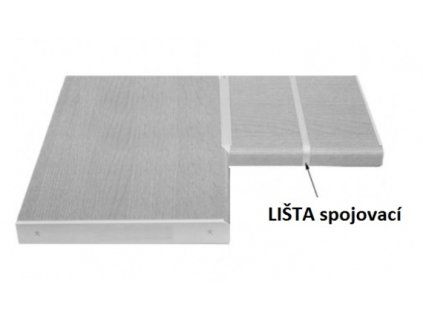 Lišta SPOJOVACÍ k pracovní desce 28 mm