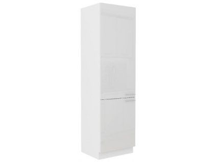 Kuchyňská skříňka Lara White - 60 LO-210 2F sloupek pro zabudování lednice