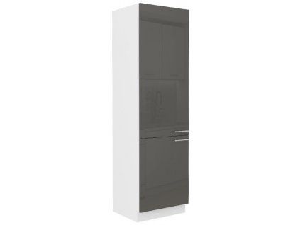 Kuchyňská skříňka Lara Grey - 60 LO-210 2F pro zabudování lednice