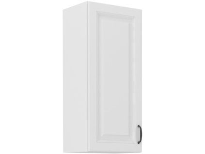 Kuchyňská skříňka Stilo WHWH - horní 40 G-90 1F, bílá + bílá