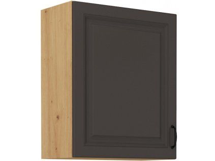 Kuchyňská skříňka Stilo GRAR - horní 60 G-72 1F, grafit + Artisan