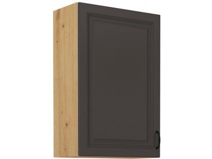 Kuchyňská skříňka Stilo GRAR - horní 60 G-90 1F, grafit + Artisan
