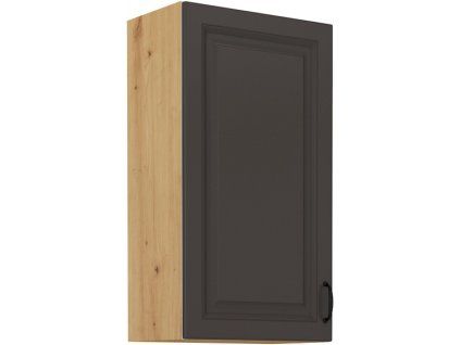 Kuchyňská skříňka Stilo GRAR - horní 50 G-90 1F, grafit + Artisan