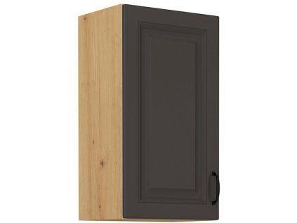 Kuchyňská skříňka Stilo GRAR - horní 40 G-72 1F, grafit + Artisan