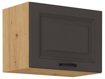 Kuchyňská skříňka Stilo GRAR - horní výklop 50 GU-36 1F, grafit + Artisan