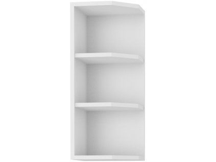 Kuchyňská skříňka Stilo GRWH - horní zakončení 30 G-72 ZAK, bílá