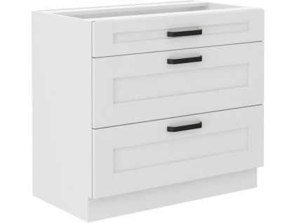 Kuchyňská skříňka Luna WHWH - dolní 80 D 3S šuplíková PREMIUM BOX