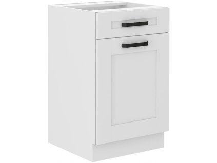 Kuchyňská skříňka Luna WHWH - dolní 50 D 1F 1S dvířka + šuplík PREMIUM BOX
