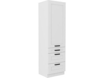 Kuchyňská skříňka Luna WHWH - 60 DKS-210 3S 1F potravinová se šuplíky PREMIUM BOX