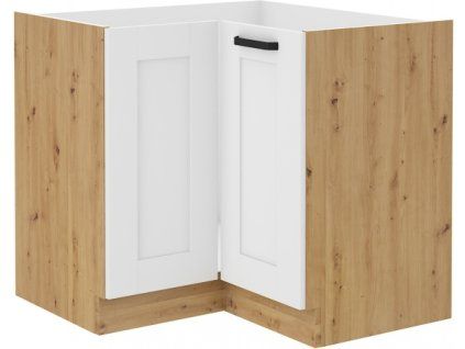 Kuchyňská skříňka Luna WHAR - dolní rohová 90x90 DN 2F