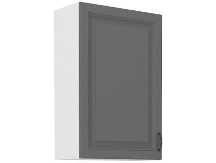 Kuchyňská skříňka Stilo DustGRWH - horní 60 G-90 1F, Dust Grey + bílá