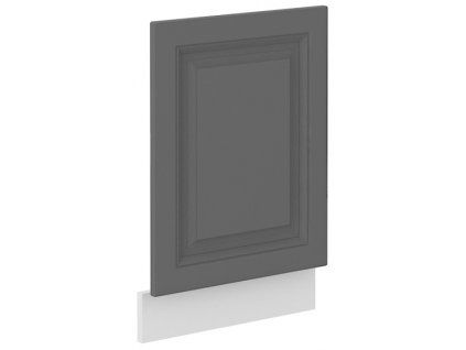 Kuchyňská skříňka Stilo DustGRWH - ZM 570 x 446 cm dvířka pro vestavnou myčku, Dust Grey + bílá