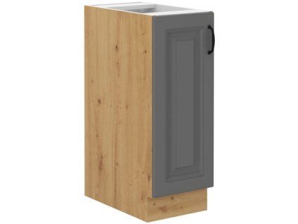 Kuchyňská skříňka Stilo DustGRAR - dolní 30 D Cargo, Dust Grey + Artisan