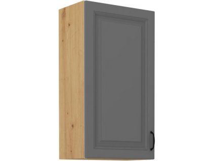 Kuchyňská skříňka Stilo DustGRAR - horní 50 G-90 1F, Dust Grey + Artisan