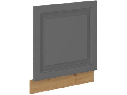 Kuchyňská skříňka Stilo DustGRAR - ZM 570 x 596 cm dvířka pro vestavnou myčku, Dust Grey + Artisan
