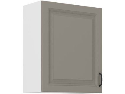 Kuchyňská skříňka Stilo ClayGRWH - horní 60 G-72 1F, Clay Grey + bílá