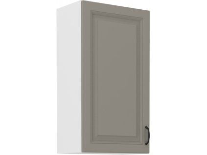 Kuchyňská skříňka Stilo ClayGRWH - horní 50 G-90 1F, Clay Grey + bílá