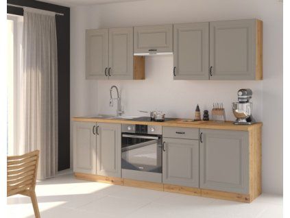 Kuchyňská linka Stilo ClayGRAR - Sestava 1, Clay Grey + Artisan