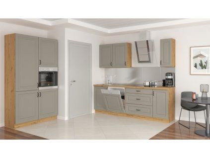 Kuchyňská linka Stilo ClayGRAR - Sestava 2, Clay Grey + Artisan