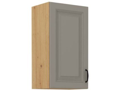 Kuchyňská skříňka Stilo ClayGRAR - horní 40 G-72 1F, Clay Grey + Artisan