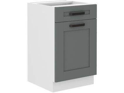 Kuchyňská skříňka Luna DustGRWH - dolní 50 D 1F 1S dvířka + šuplík PREMIUM BOX