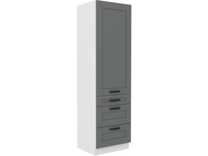 Kuchyňská skříňka Luna DustGRWH - 60 DKS-210 3S 1F potravinová se šuplíky PREMIUM BOX