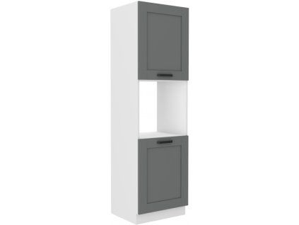 Kuchyňská skříňka Luna DustGRWH - 60 DP-210 2F sloupek se zabudovanou troubou, dvířka