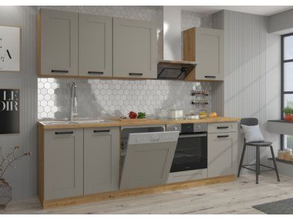 Kuchyňská linka Luna ClayGRAR - Sestava 4