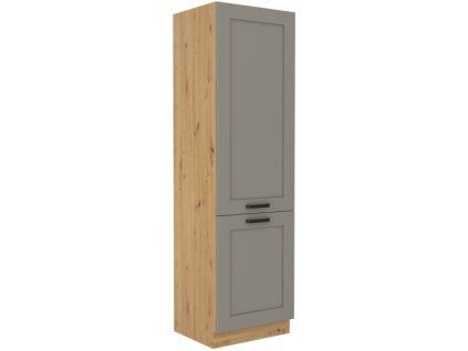 Kuchyňská skříňka Luna ClayGRAR - 60 LO-210 2F sloupek pro zabudování lednice