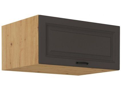 Kuchyňská skříňka Stilo GRAR - horní výklop 80 NAGU - 36 1F, grafit + Artisan