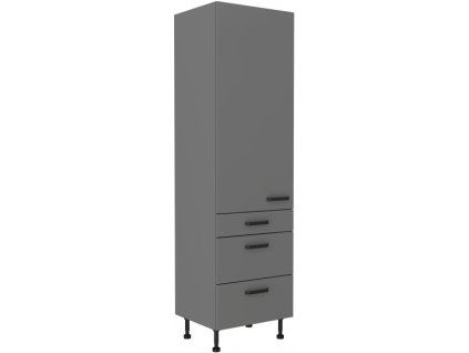Kuchyňská skříňka Nessa/ANT - 60 DKS-215 3S 1F potravinová se šuplíky PREMIUM BOX