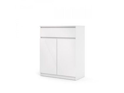 Komoda Simplicity 234 bílý lesk