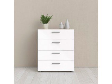 Komoda Pedro 501 oak/bílý lesk