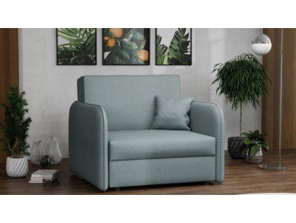 Rozkládací křeslo Vivian Loft I Mono 237 světle zelená