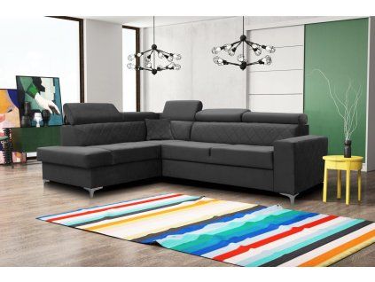 Sedací souprava Silk L šedá