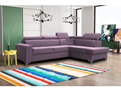 Sedací souprava Silk P fialová