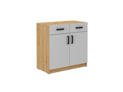 Skříňka Matylda 105 spodní sv.šedá/dub artisan