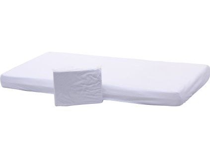 1501 2 prosteradlo nepropustne scarlett 120x60 cm bila