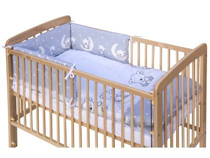 4116 2 povleceni do postylky 6dilne scarlett toro seda 90 x 120 cm