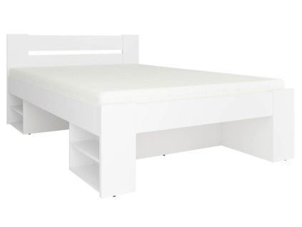 Postel NEPO PLUS LOZ3S/160  bílá BEZ ROŠTU - korpus
