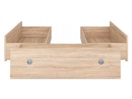 Šuplíky pod postel 3ks NEPO PLUS LOZ3S/160  - dub sonoma