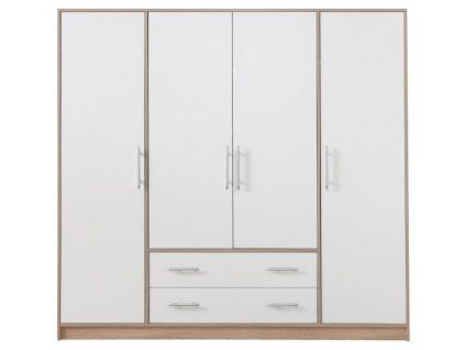 Šatní skříň Smart SR 1 bílá + sonoma