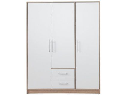 Šatní skříň Smart SR 2 bílá + sonoma