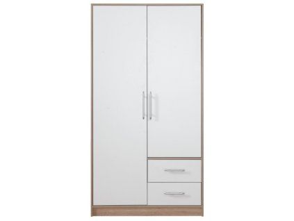 Šatní skříň Smart SR 3 bílá + sonoma