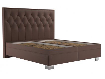 Postel Kristin 180x200 tmavě hnědá