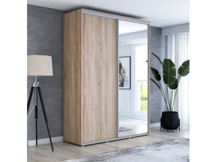 Šatní skříň Zuza 1- šířka 180 cm, hloubka 45 cm, výška 242 cm